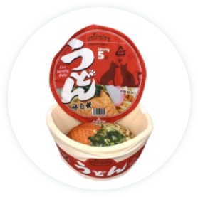 カップ麺 うどん ペットハウス 犬猫用